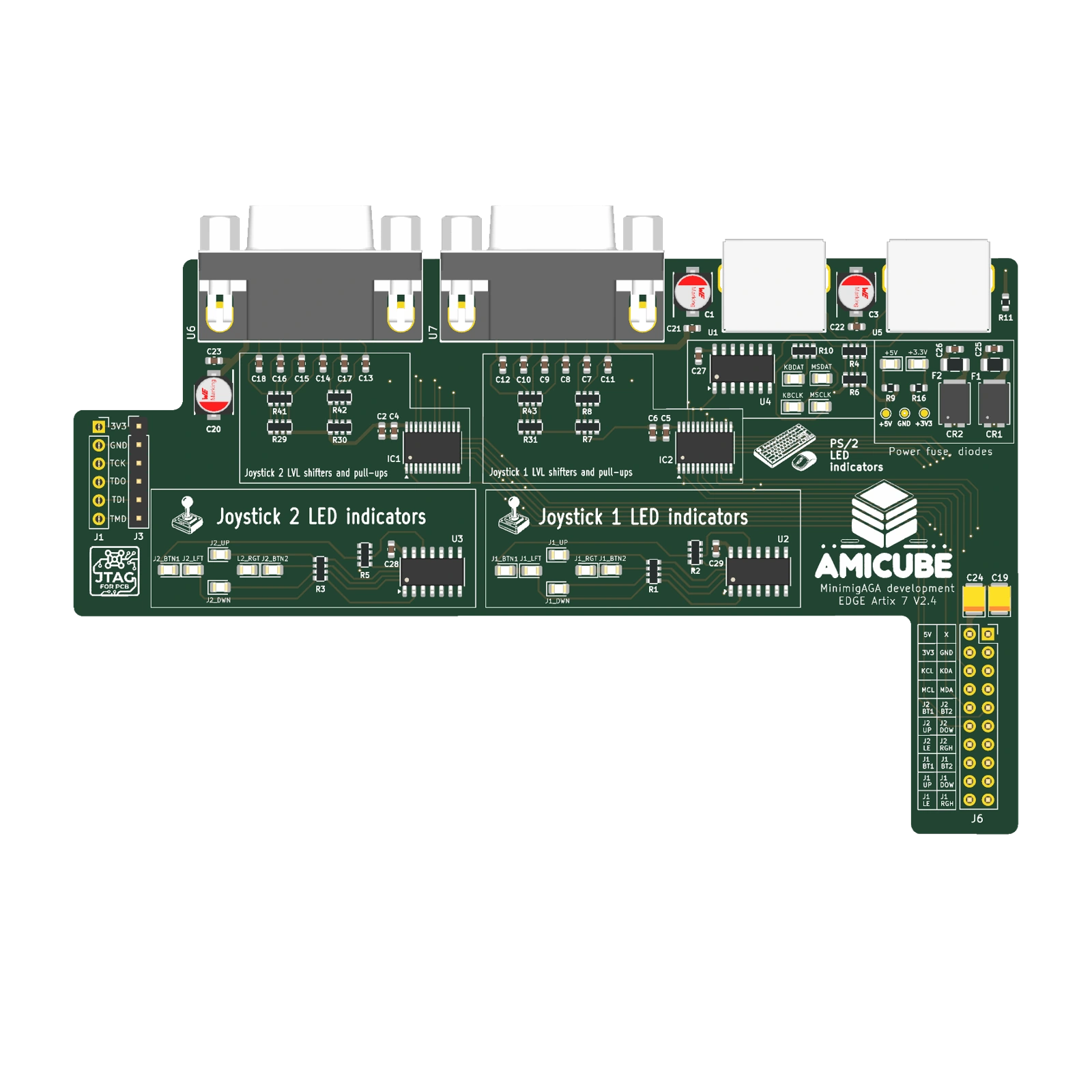 Native Edge-PMOD board render