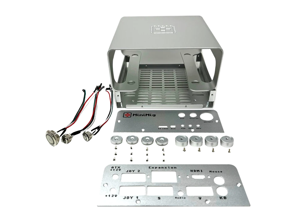 Original anodized aluminum Minimig ITX enclosure