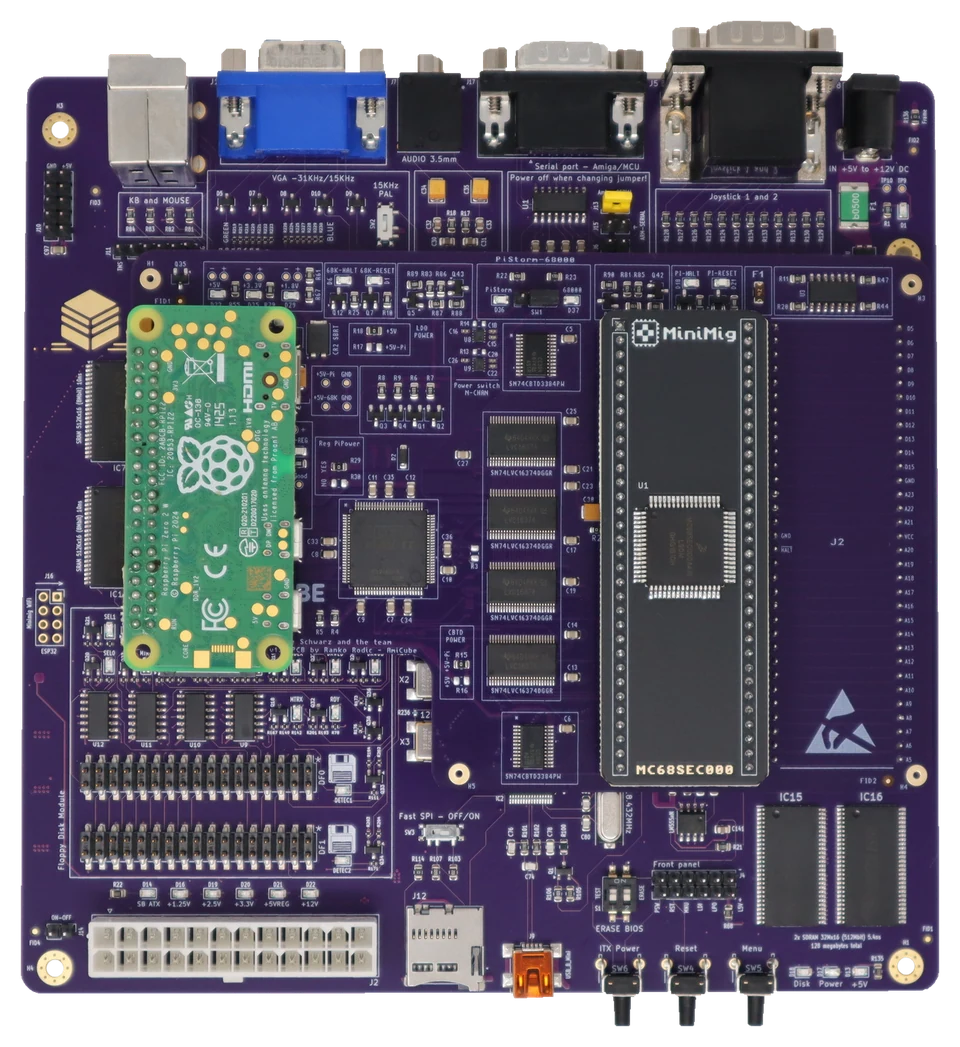 AmiCube with PiStorm68K