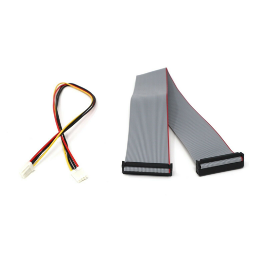 Floppy disk data and power cable