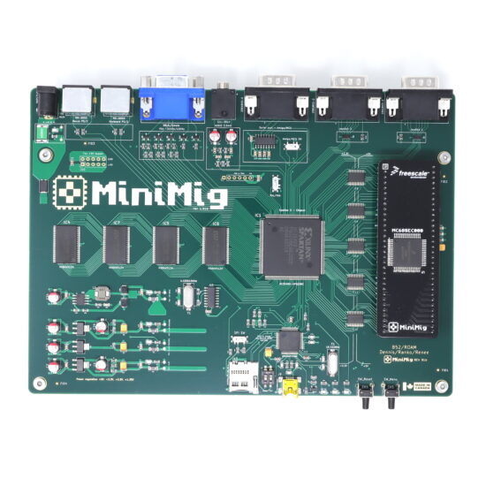Minimig v1.96 (Green ENIG), CPU MC68SEC000