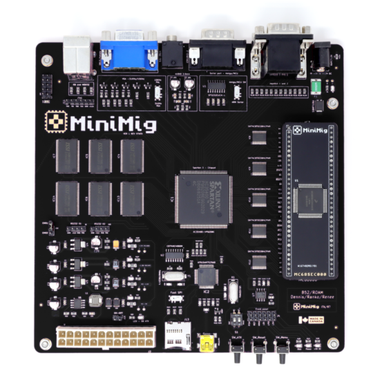 Minimig v1.97itx 6MB (Black ENIG), CPU MC68SEC000