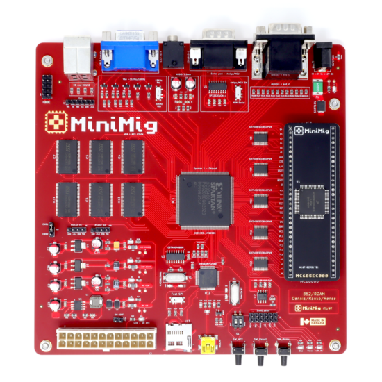 Minimig v1.97itx 6MB (Red ENIG), CPU MC68SEC000