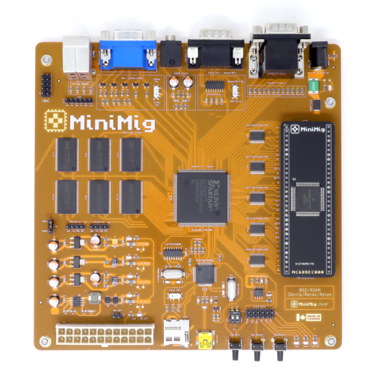 Minimig v1.97itx 6MB (Yellow ENIG), CPU MC68SEC000
