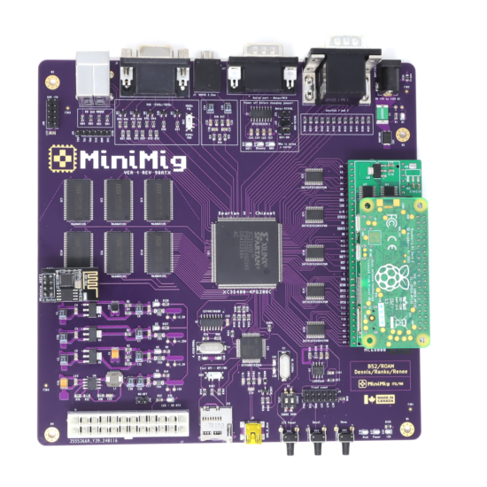 Minimig v1.98itx 6MB (ENIG), CPU MC68SEC000 with the original case (anodized aluminum) - Image 4