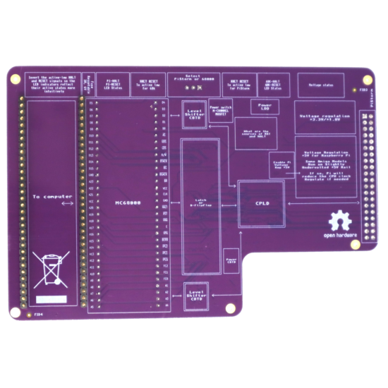 PiStorm68K v1.8 by AmiCube: Special Edition Accelerator Board