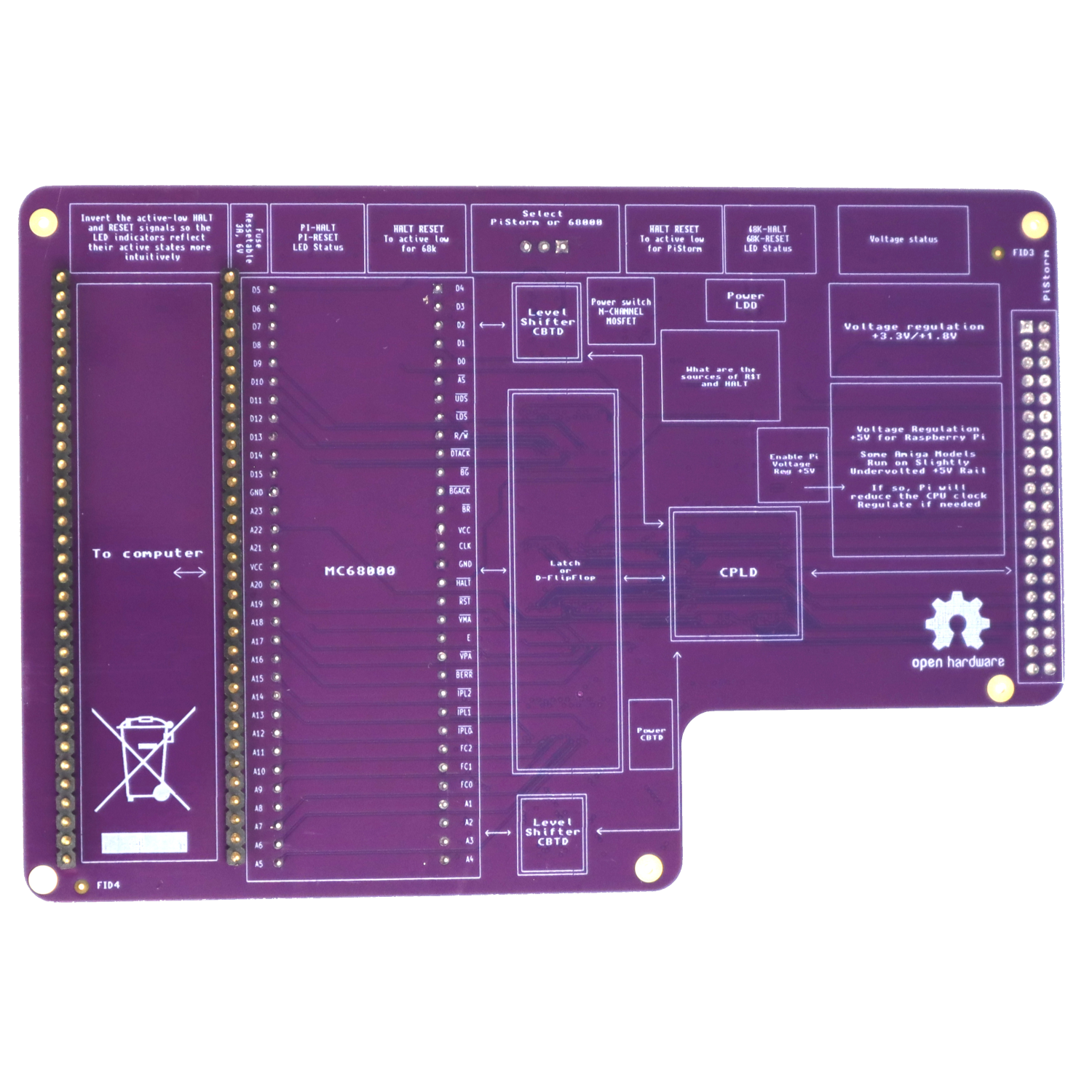 PiStorm68K v1.8 by AmiCube: Special Edition Accelerator Board - Image 2