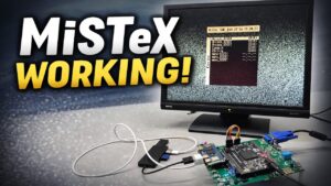 MiSTeX / MiSTeX-Tasting Progress Update — Finally Running Cores! - AMiCube YouTube snapshot