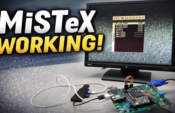 MiSTeX / MiSTeX-Tasting Progress Update — Finally Running Cores! - AMiCube YouTube snapshot