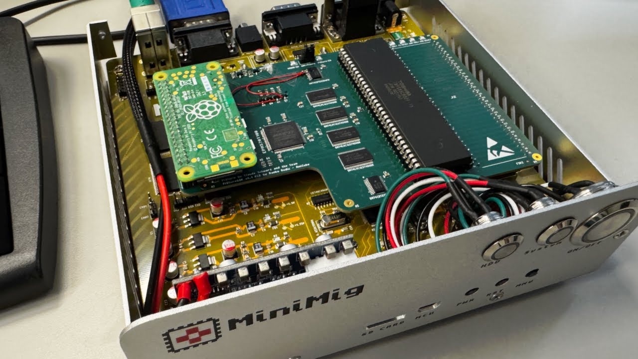PiStorm68K: Dual 68000 CPU & PiStorm with Physical Switch Demo - AMiCube YouTube snapshot