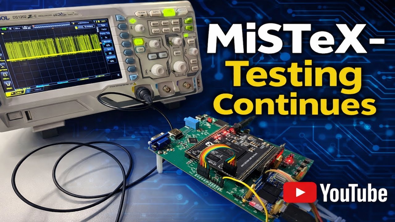 MiSTeX – Testing Continues (SPI/MISO Mystery + Hardware Walkthrough) - AMiCube YouTube snapshot