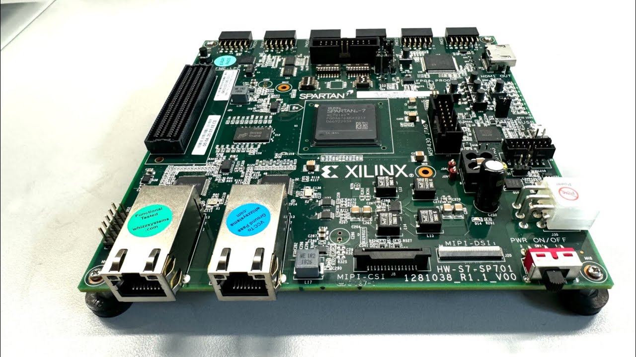S100 development board - SP701 - AMiCube YouTube snapshot