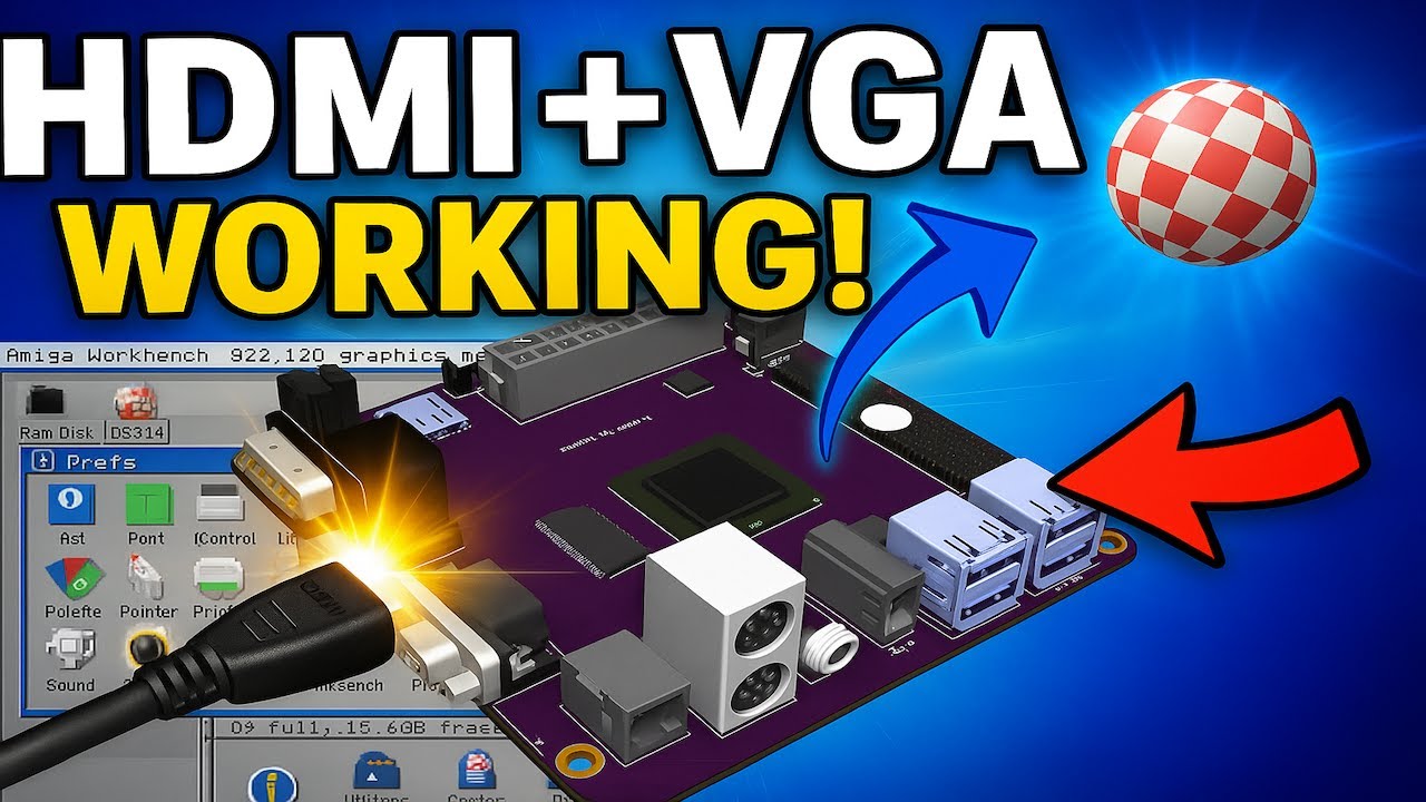 AmiCube + Artix-7 BREAKTHROUGH! Dual HDMI/VGA Output & Dynamic Scaling! ️ - AMiCube YouTube snapshot