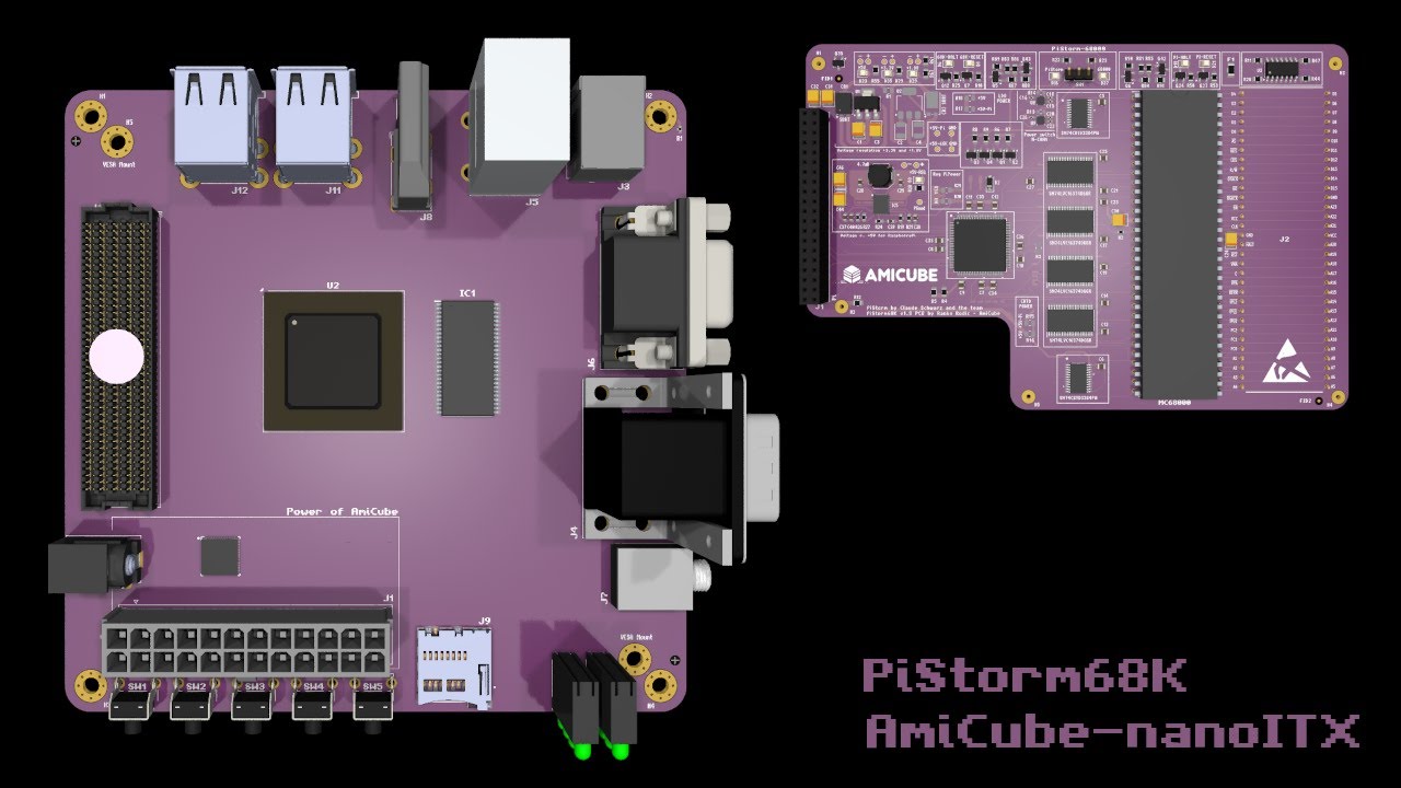 PiStorm 68K v1.6 – Power, Precision & Next-Gen Amiga Development - AMiCube YouTube snapshot