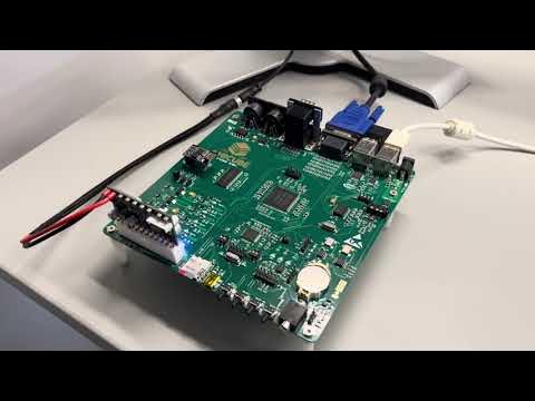 AmiCube F1200 - Running AGA core with RTG - AMiCube YouTube snapshot