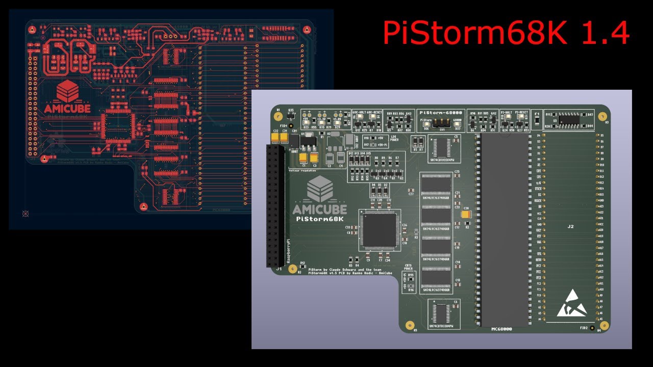 PiStorm 68K v1.4 Hardware Update – Solving Power Glitches & Previewing v1.5! - AMiCube YouTube snapshot