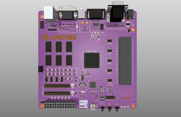 AmiCube V1.1 PCB Unveiled! Retro Tech Gets a Tasty Upgrade! ️ - AMiCube YouTube snapshot