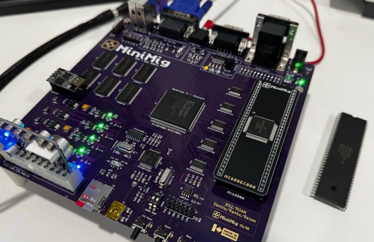 Minimig v1.98 ITX - 10 units - AMiCube YouTube snapshot