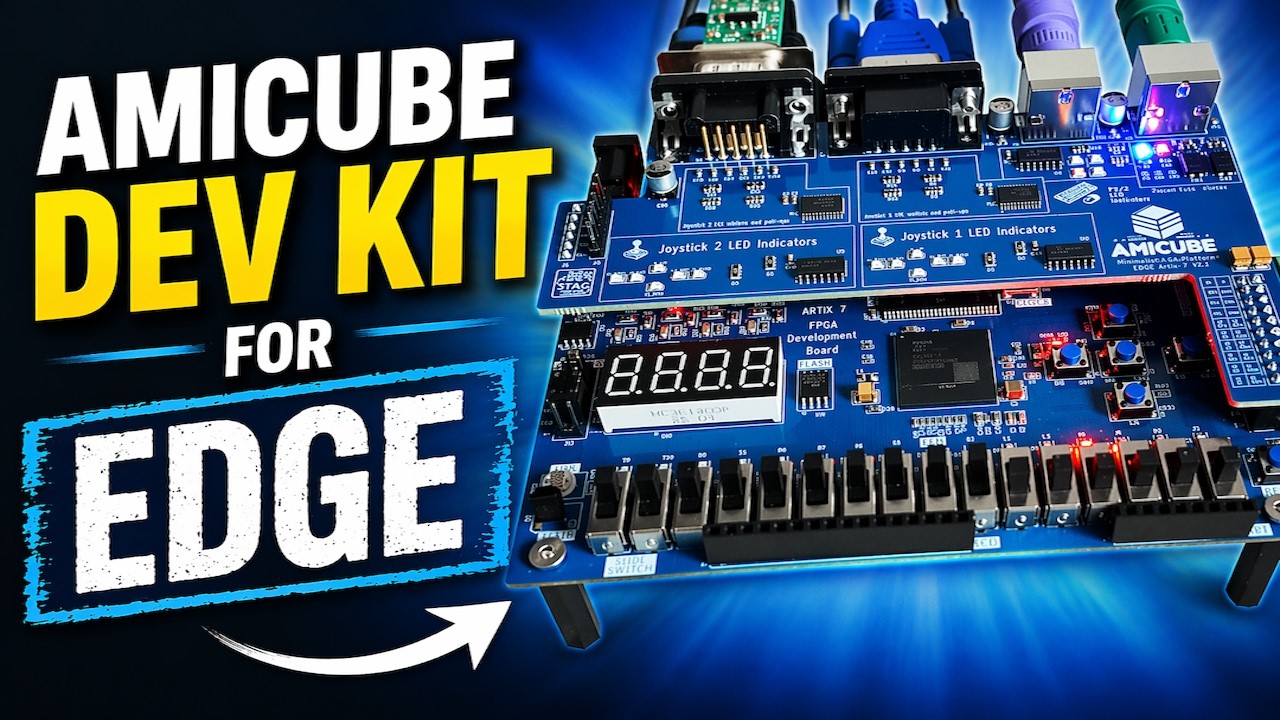 AmiCube DEV1 for Edge Artix-7 FPGA Board - AMiCube YouTube snapshot