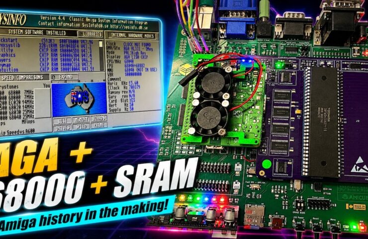 AGA on AmiCube is finally running! - AMiCube YouTube snapshot